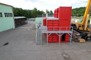 Container als Feuerwehr-Trainingsanlage